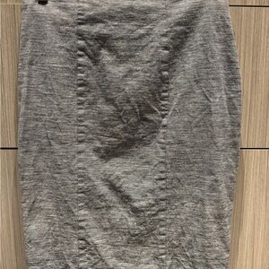 Aqua Navy/White Pencil Skirt